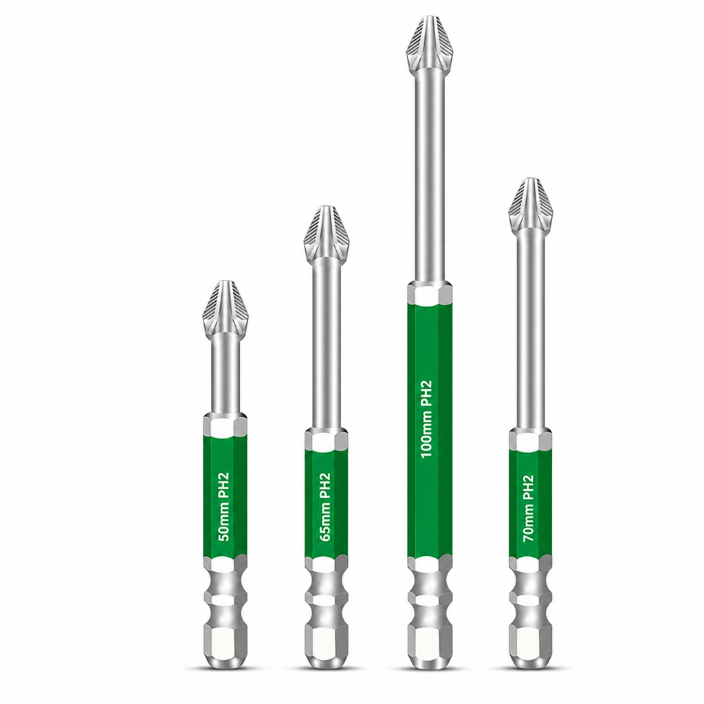 🔥 50% OFF 🔧 Magnetic Phillips Screwdriver Bit Set – Impact Resistant Non-Slip Bits for Electric Screwdrivers ✨