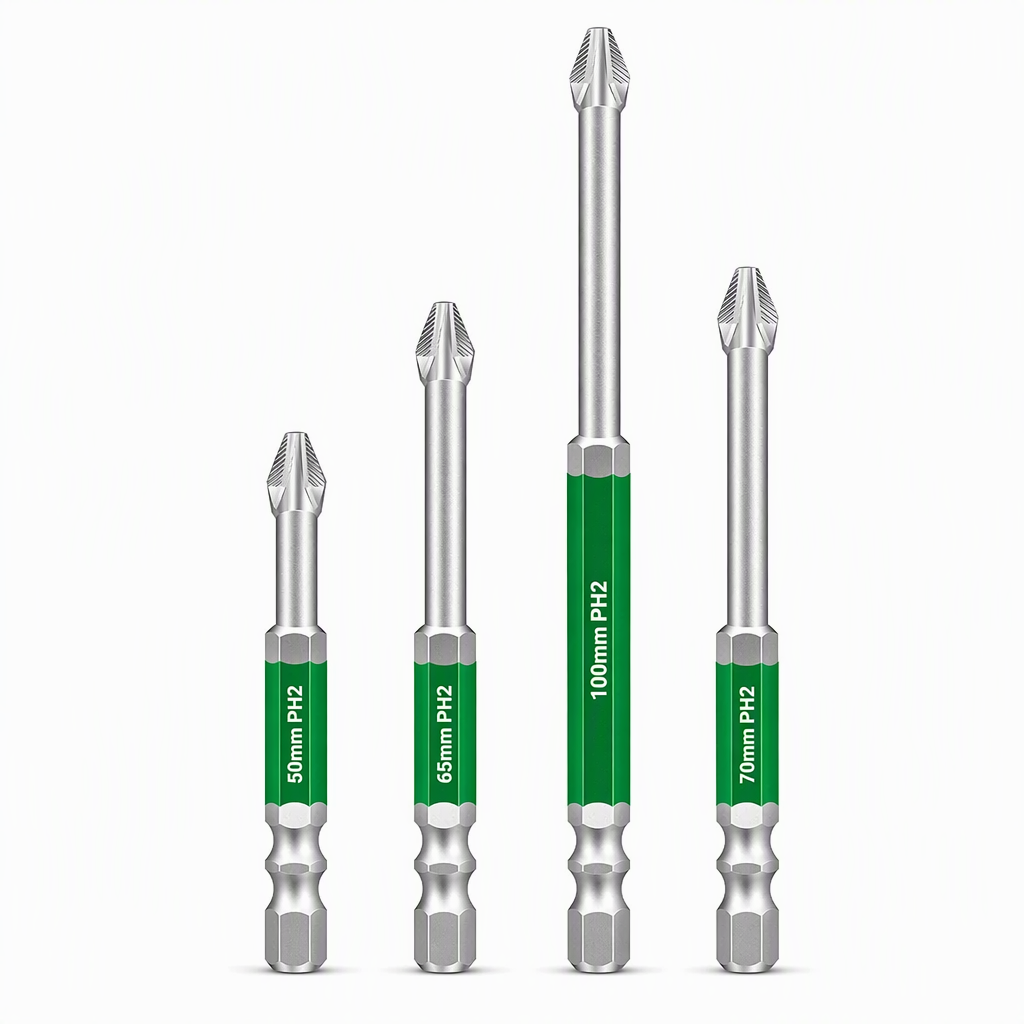 🔥 50% OFF 🔧 Magnetic Phillips Screwdriver Bit Set – Impact Resistant Non-Slip Bits for Electric Screwdrivers ✨