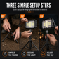 🔥⏰️NEW ARRIALS!!!☀️olar Rechargeable LED Camping Light – Super Bright Portable Emergency Lamp For Night Market & Outdoor Work ✨