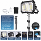 🔥⏰️NEW ARRIALS!!!☀️olar Rechargeable LED Camping Light – Super Bright Portable Emergency Lamp For Night Market & Outdoor Work ✨