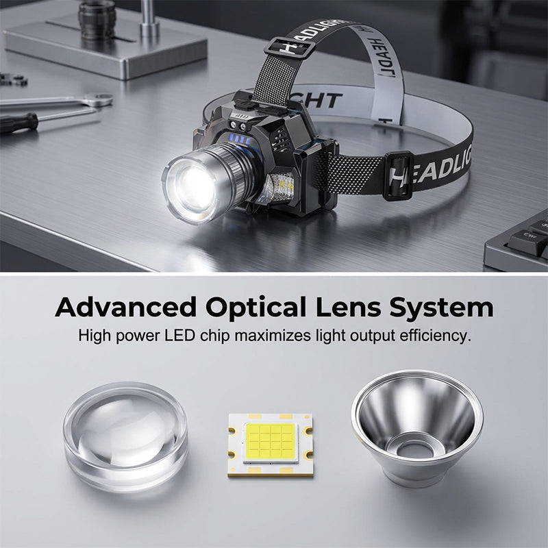 Rechargeable Ultra-Bright LED Headlamp