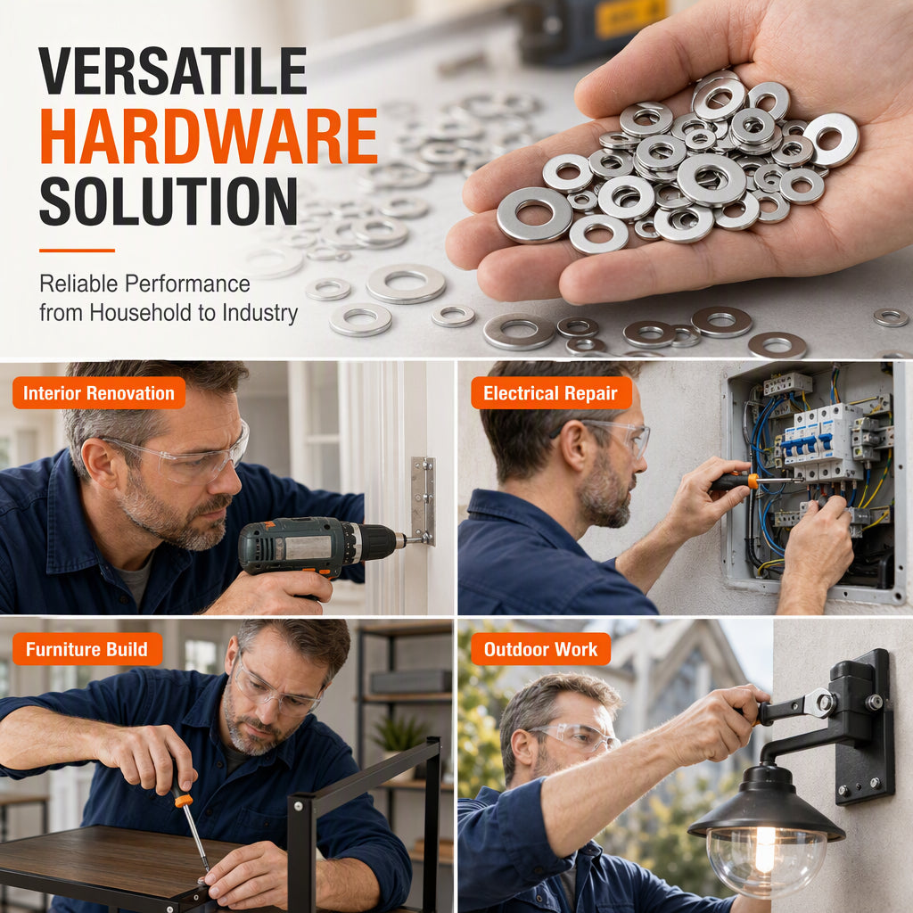 ⚙️Stainless Steel Washer Assortment Kit with Storage Box