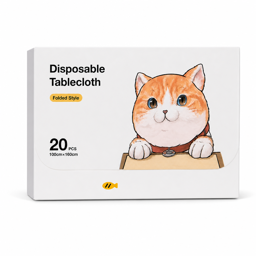 ⏳Limited-time 50% off⏰Disposable Plastic Transparent Table Cover (20 Sheets)🛡️🍨