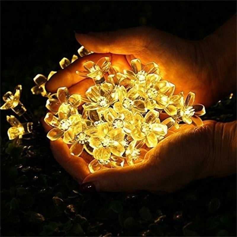 Festival Waterproof LED String Lights for Lawn and Courtyard Decor