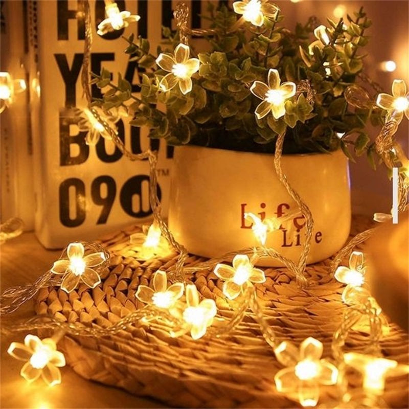 Festival Waterproof LED String Lights for Lawn and Courtyard Decor