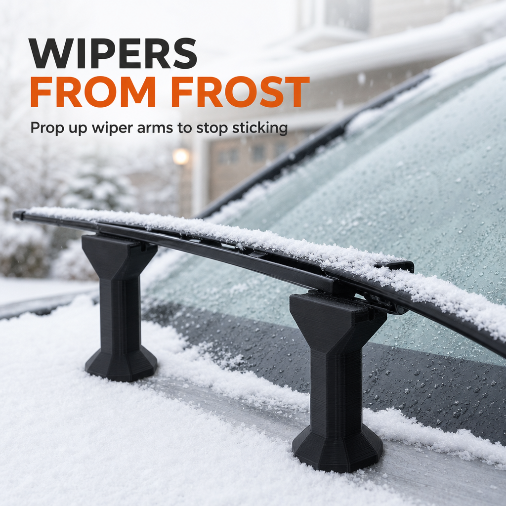 2-Pack Car Stand Plastic Anti-Freeze Wiper Protector for Winter