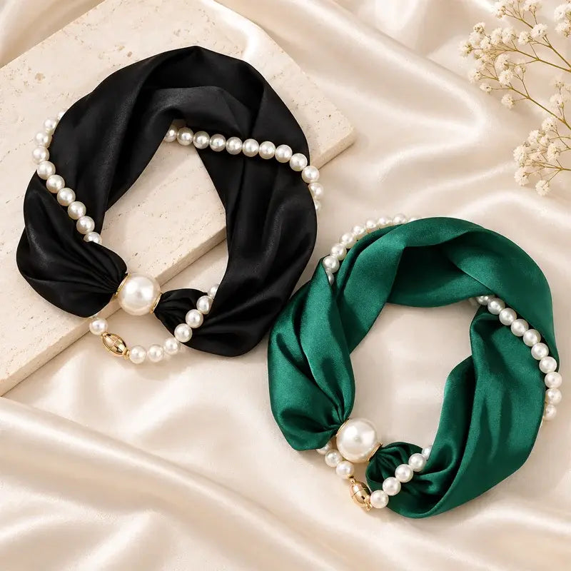 Pearl Scarf Necklace