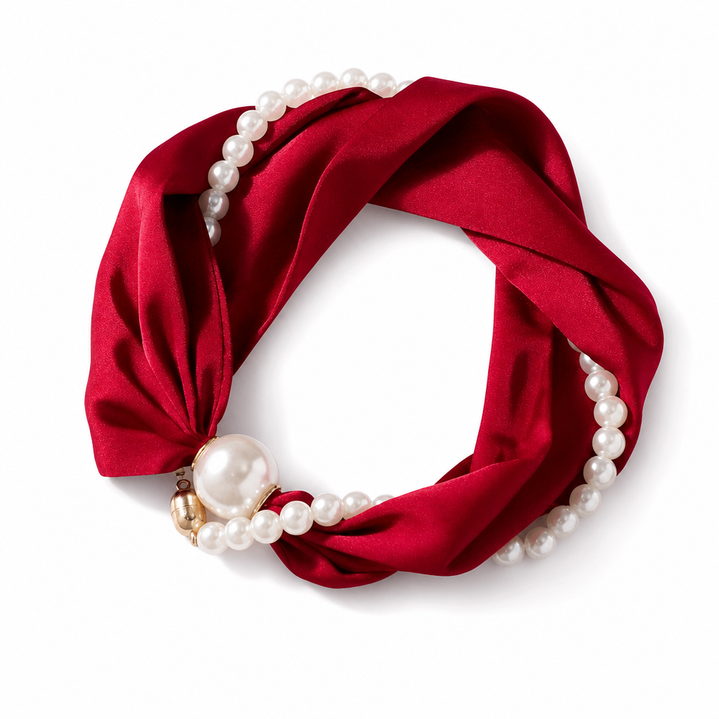 Pearl Scarf Necklace