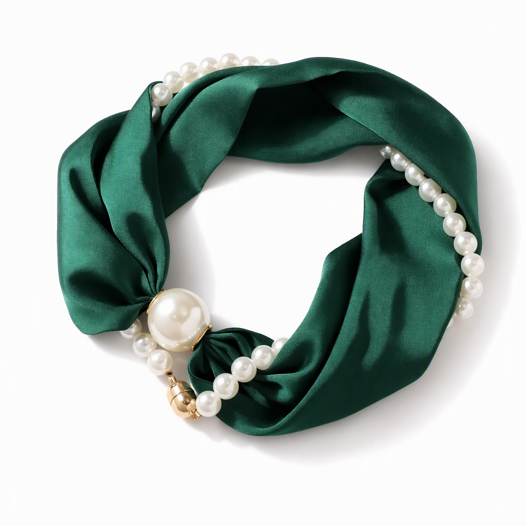 Pearl Scarf Necklace