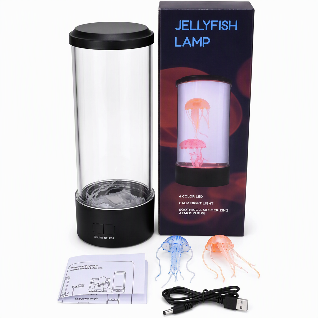 USB LED Jellyfish Aquarium Mood Light