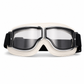 Retro Motorcycle Goggles Vintage Windproof Riding Glasses for Cruiser Helmet and Off-Road Dirt Bike