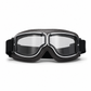 Retro Motorcycle Goggles Vintage Windproof Riding Glasses for Cruiser Helmet and Off-Road Dirt Bike