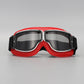 Retro Motorcycle Goggles Vintage Windproof Riding Glasses for Cruiser Helmet and Off-Road Dirt Bike