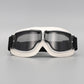 Retro Motorcycle Goggles Vintage Windproof Riding Glasses for Cruiser Helmet and Off-Road Dirt Bike