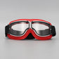 Retro Motorcycle Goggles Vintage Windproof Riding Glasses for Cruiser Helmet and Off-Road Dirt Bike