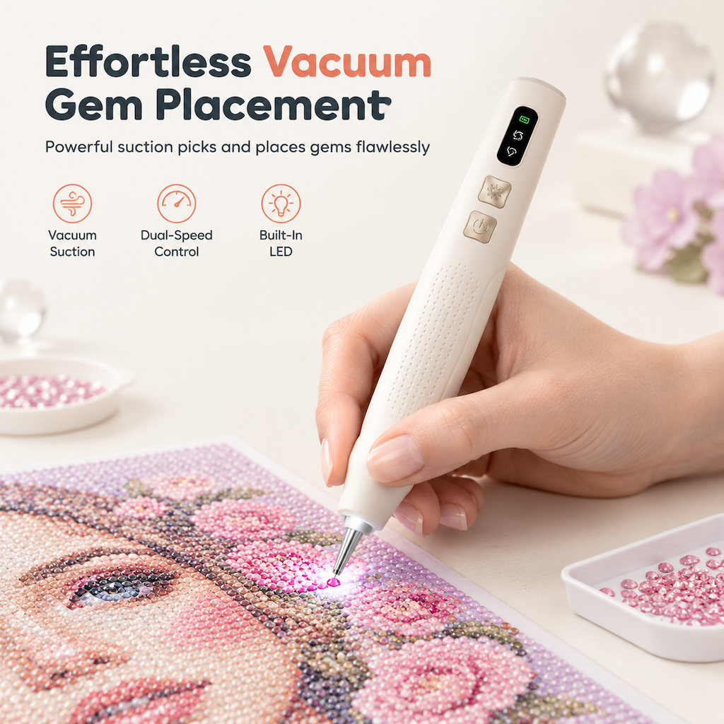✨Electric Vacuum Suction Pen Set DIY Craft Dotting Tool