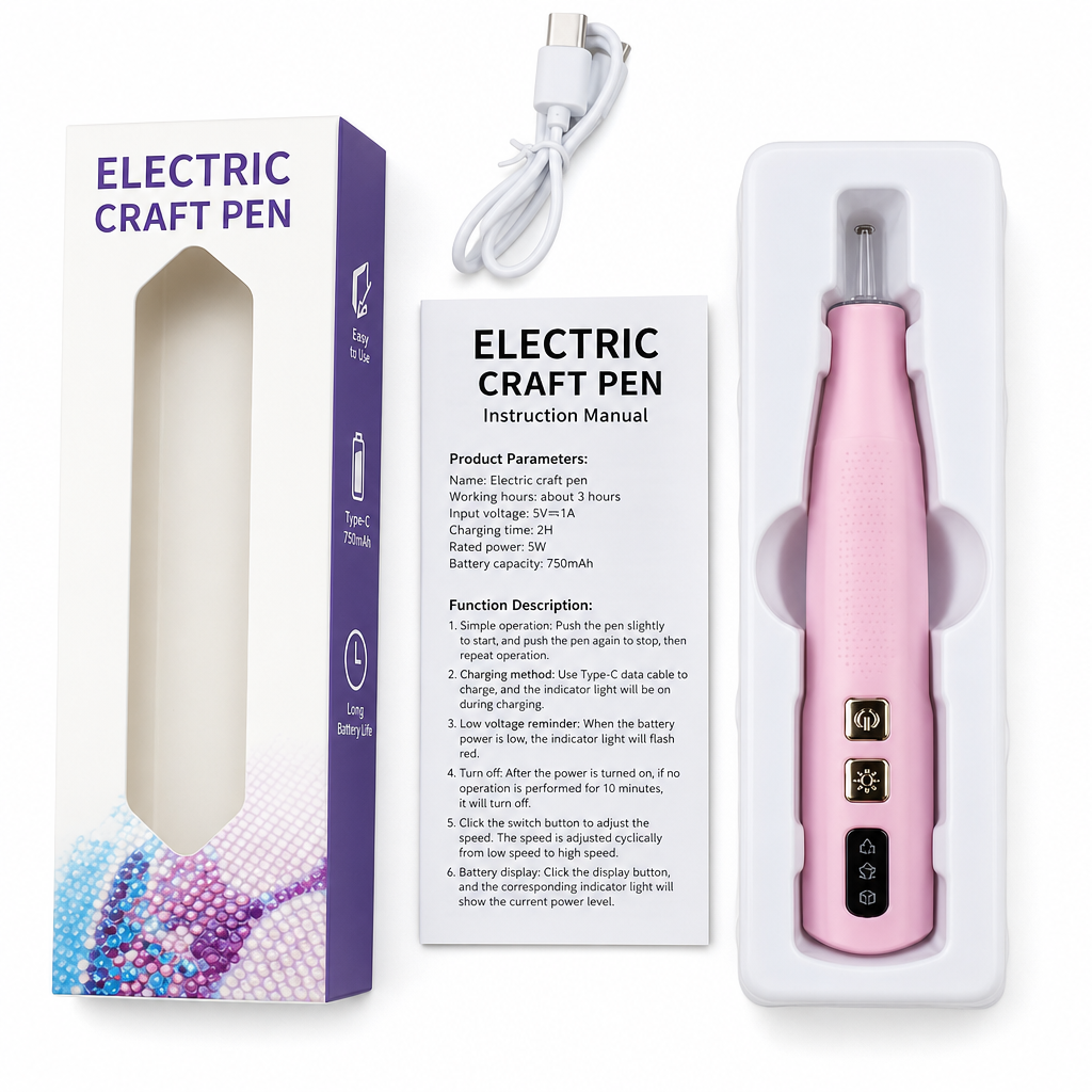 ✨Electric Vacuum Suction Pen Set DIY Craft Dotting Tool