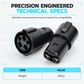 🔥50% OFF!!📢🔌 J1772 to NACS EV Adapter – Unlock Thousands of Level 1 & 2 Charging Stations for Your Tesla or NACS Vehicle, UL-Certified & Glovebox-Ready ✨