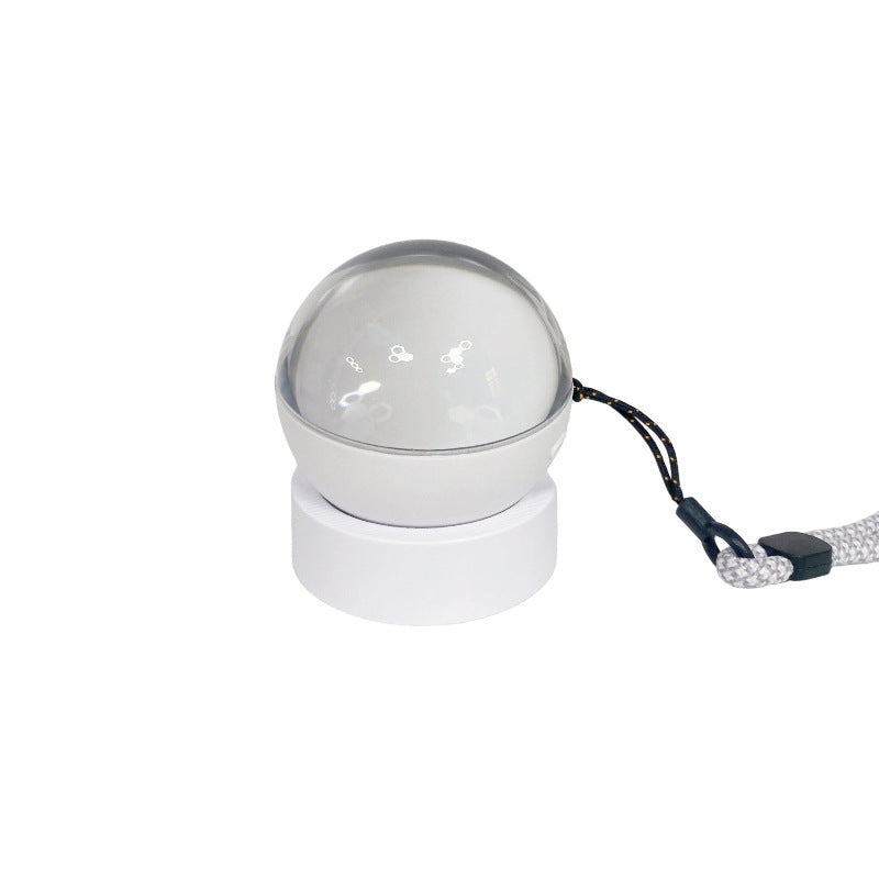 📢📢50% OFF !! ⏰ Careluxpro Transparent Crystal Ball Bluetooth Speaker with Digital Screen for Video and GIF Playback