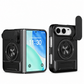 📱 Fold Case: Sliding Lens Cover, Dual Kickstand, Magnetic, Shockproof Armor