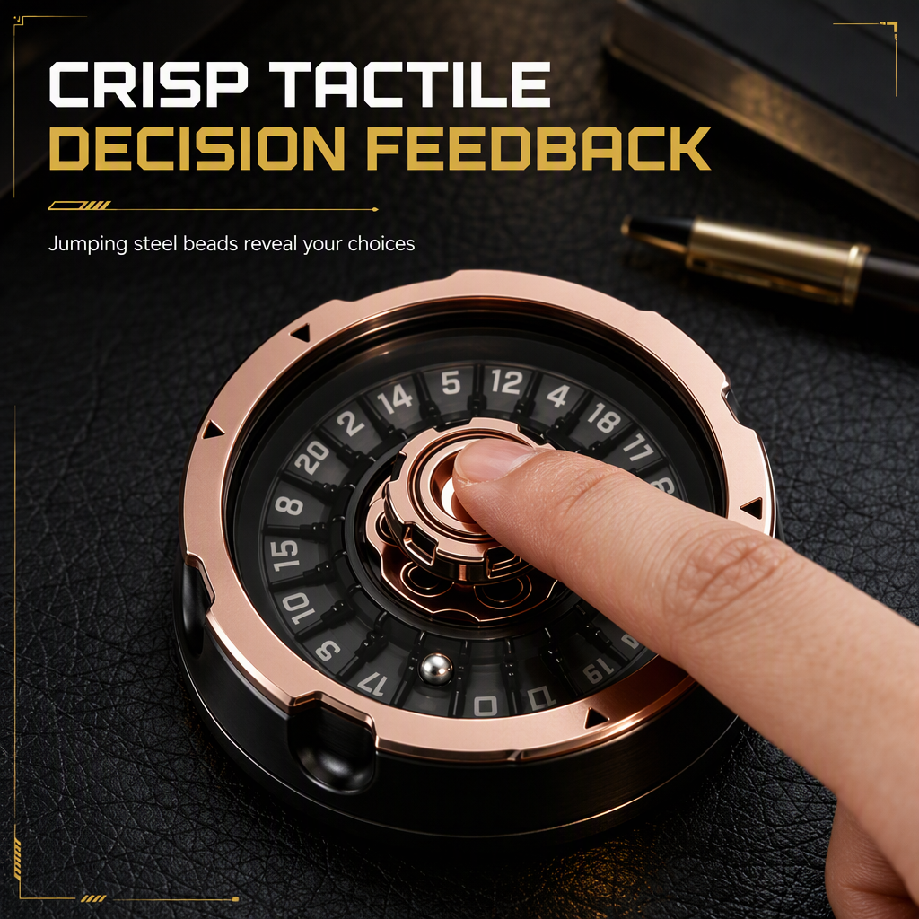 📢📢 50% OFF🎲Metal D20 Decision Maker – Fidget Spinner, Stress Relief Toy & Tabletop Gaming Accessory