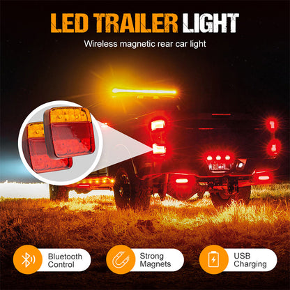 Wireless Magnetic LED Trailer Tail Light Kit