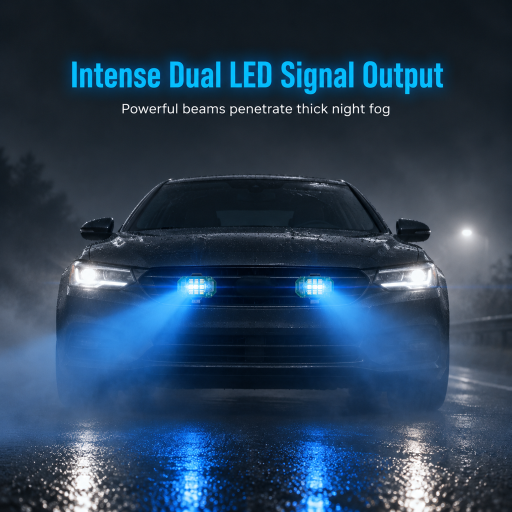 Multicolor LED Strobe Warning Light with Vibration Sensor and Remote Control for Motorcycle Drone Bicycle and Outdoor Use