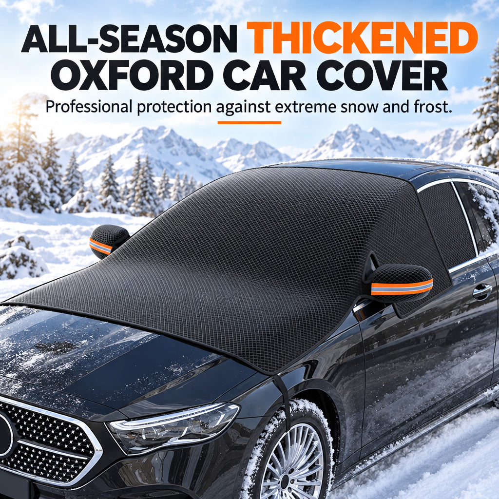 All-Season Thickened Car Windshield Cover for Snow Frost and Sun Protection