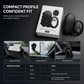 Multifunctional 3 in 1 Magnetic Phone Stand with Suction Cup and Carabiner Foldable Rotatable Mobile Phone Holder