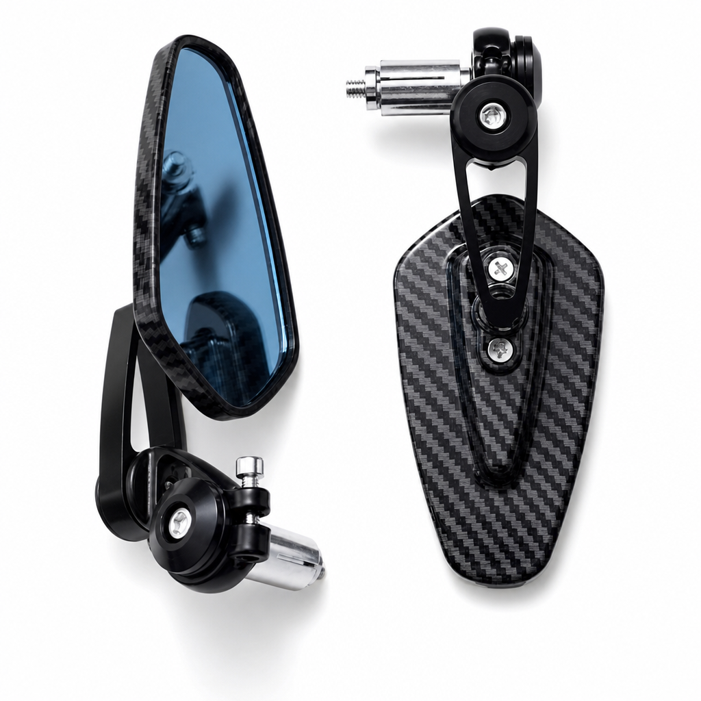 Motorcycle Handlebar End Rear View Mirror Side Mirror Compatible with 150NK 250NK NK400 650NK ST Baboon