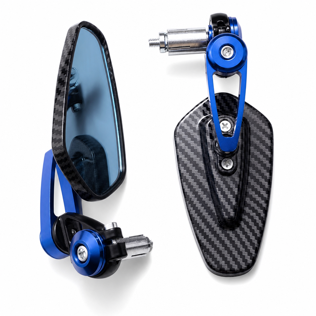 Motorcycle Handlebar End Rear View Mirror Side Mirror Compatible with 150NK 250NK NK400 650NK ST Baboon