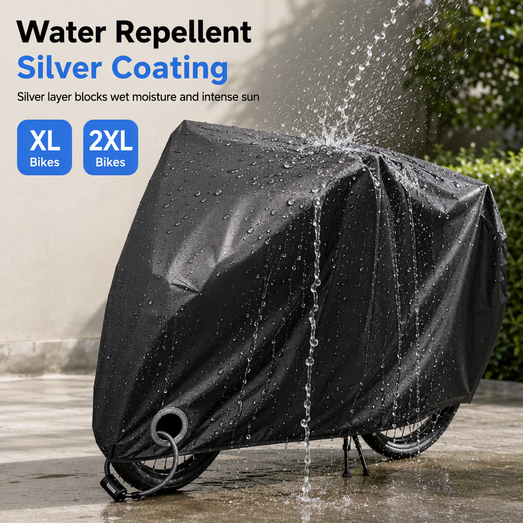 Waterproof and Dustproof 190T Bicycle Cover for Outdoor Bike Protection