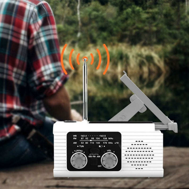 Multifunctional Solar-Powered Emergency Weather Radio