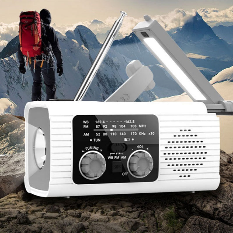 Multifunctional Solar-Powered Emergency Weather Radio