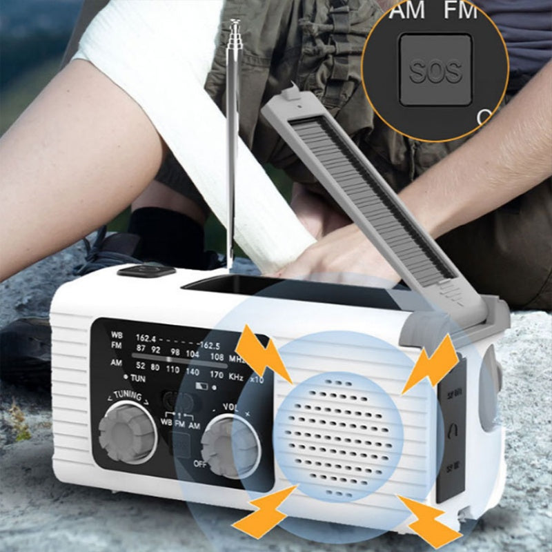 Multifunctional Solar-Powered Emergency Weather Radio