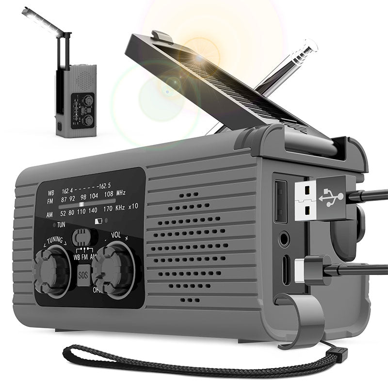 Multifunctional Solar-Powered Emergency Weather Radio