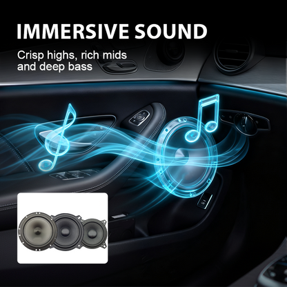 High-Fidelity Hidden Mount Design Car Speakers
