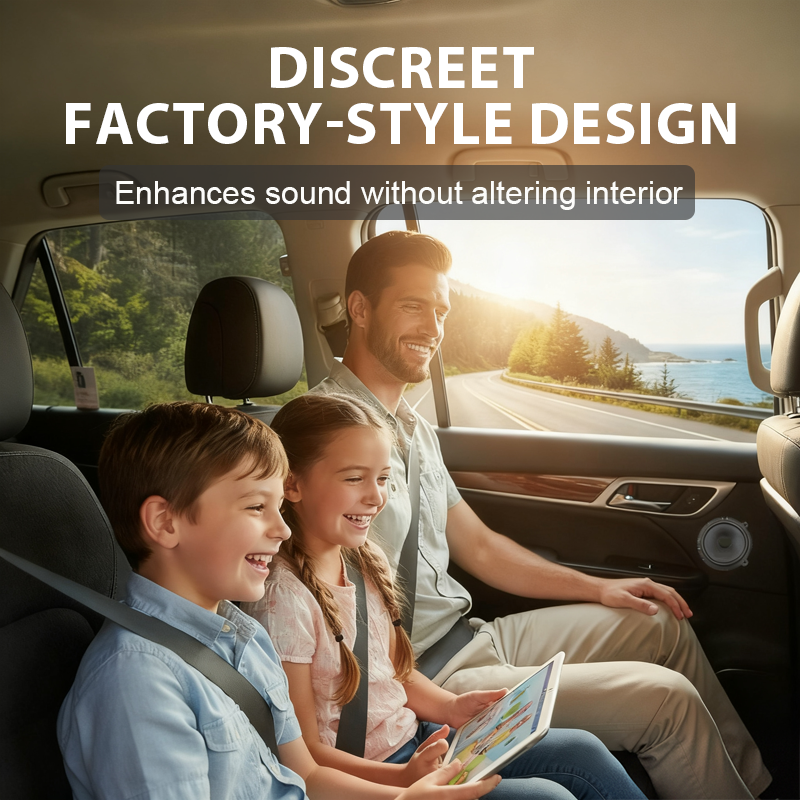 High-Fidelity Hidden Mount Design Car Speakers