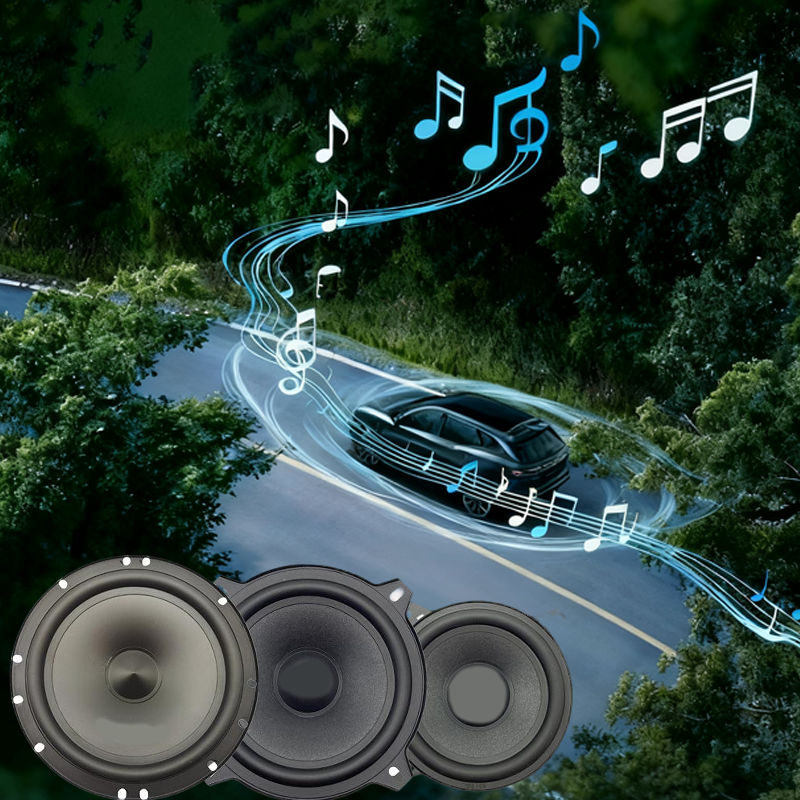 High-Fidelity Hidden Mount Design Car Speakers