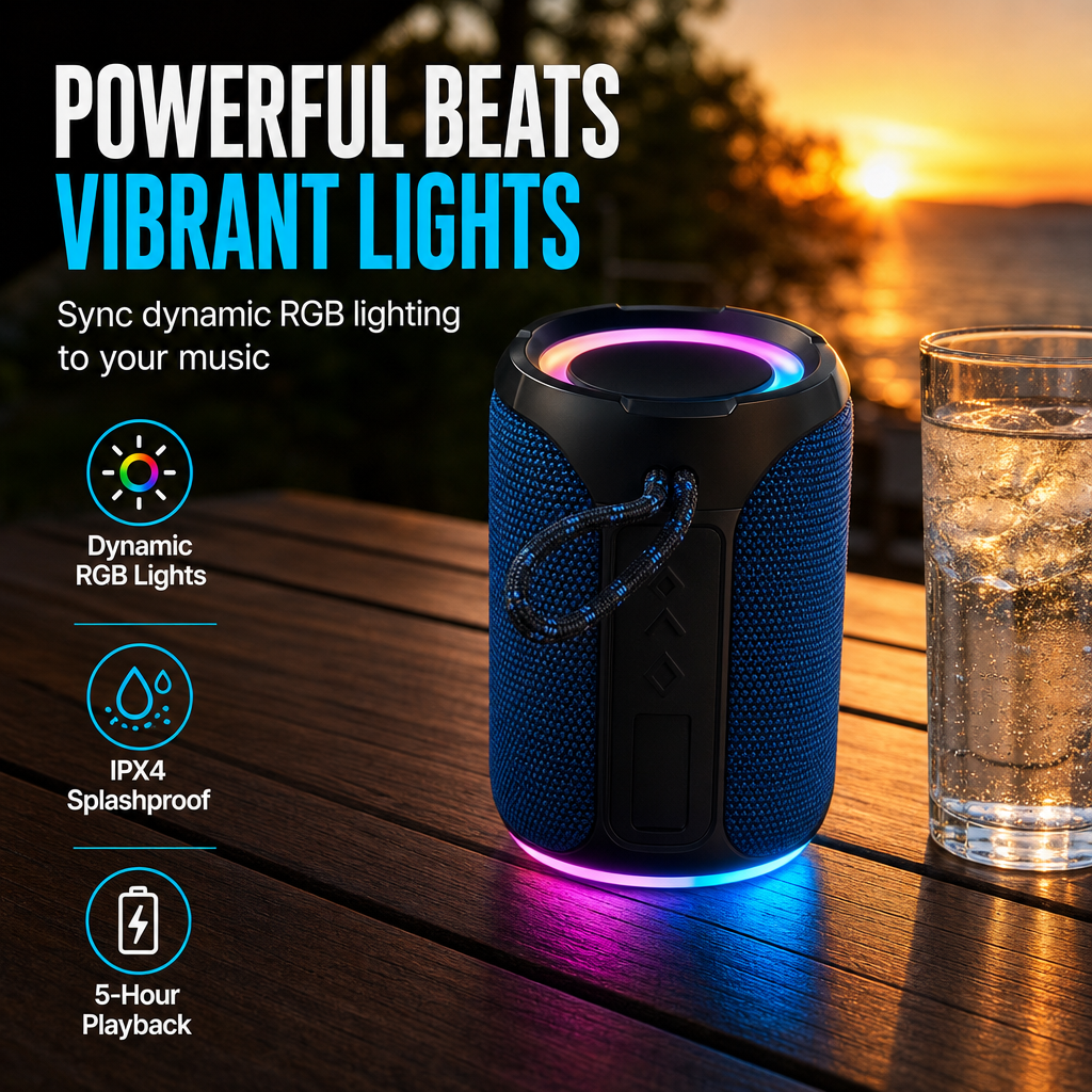 High Power Waterproof Bluetooth Speaker