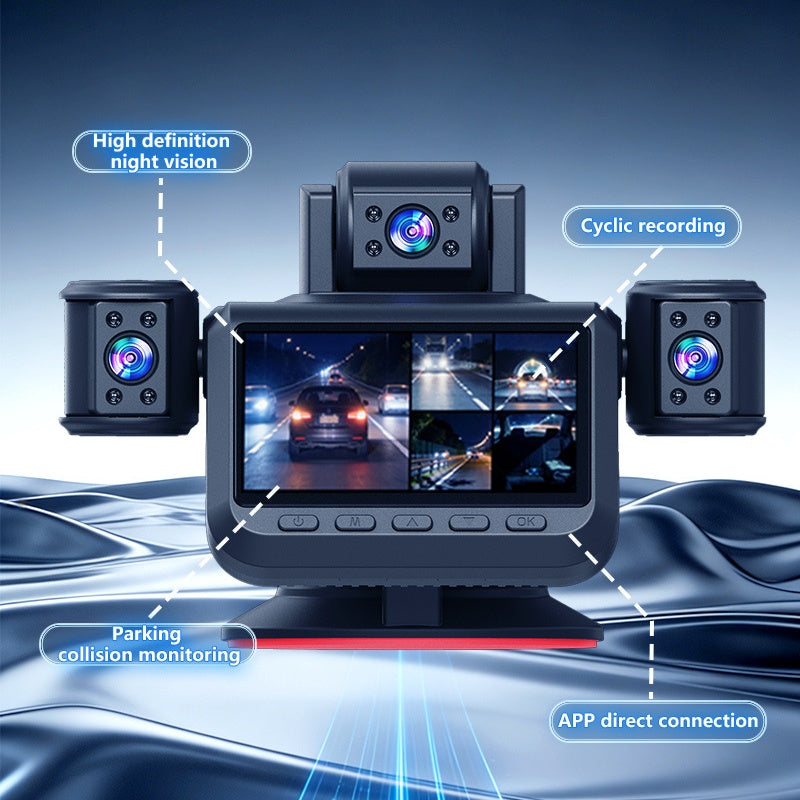 5-Lens 360 Degree Panoramic Dash Cam