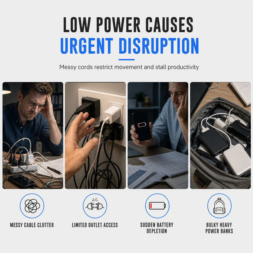 Mini 10000mAh Magnetic Wireless Power Bank Fast Charging Portable for Phones and Smartwatches