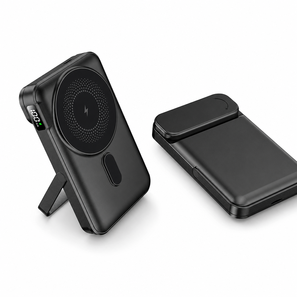 Mini 10000mAh Magnetic Wireless Power Bank Fast Charging Portable for Phones and Smartwatches