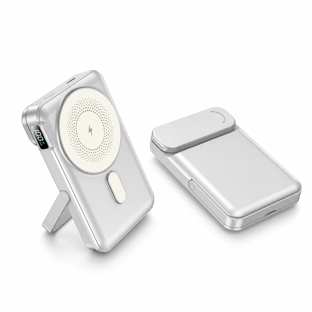 Mini 10000mAh Magnetic Wireless Power Bank Fast Charging Portable for Phones and Smartwatches