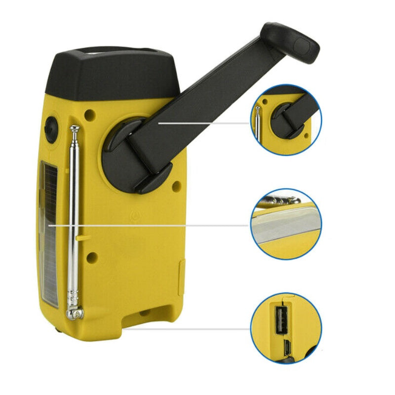 Multifunctional Portable Solar Emergency Radio