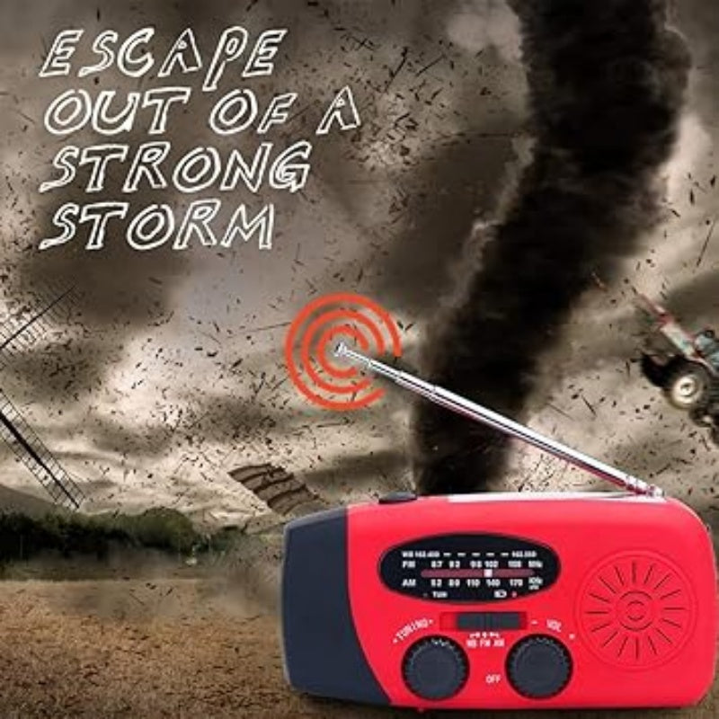 Multifunctional Portable Solar Emergency Radio