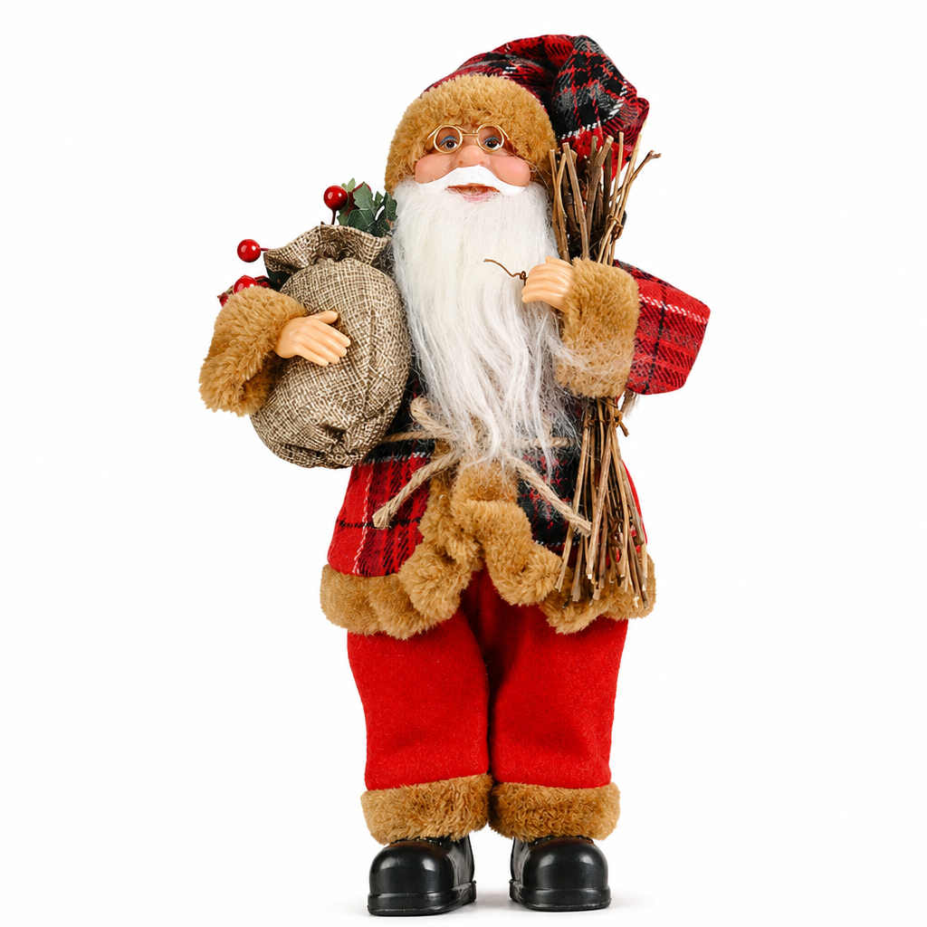 🏆Christmas Specials🎄Decorative Standing Santa Claus Christmas Backpack Santa Doll Holiday Tabletop Ornament
