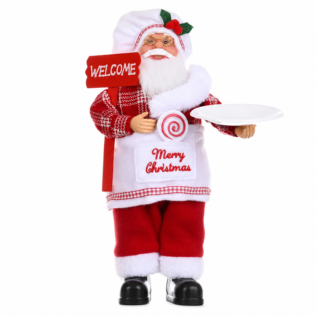 🏆Christmas Specials🎄Decorative Standing Santa Claus Christmas Backpack Santa Doll Holiday Tabletop Ornament