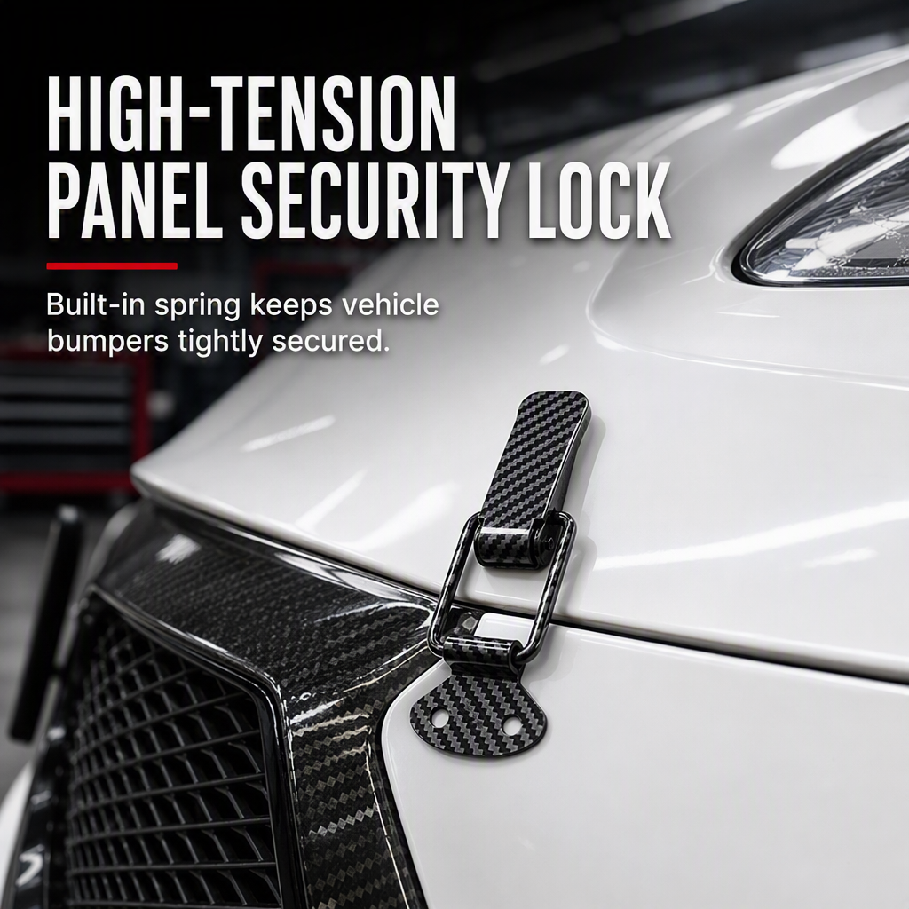 Universal Car Bumper Quick Release Fasteners Safety Lock Clip Kit for Car Body Modification and Fixing
