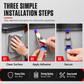 Universal Car Bumper Quick Release Fasteners Safety Lock Clip Kit for Car Body Modification and Fixing